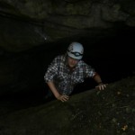 Young caver at Stillhouse Cave
