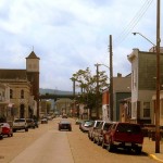 Main Street homes in Benwood