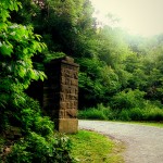 Lone column on the Carriage Trail