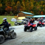 ATV parade at Burning Rock