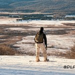 Snowboarder at Timberline