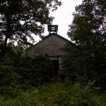 Abandoned church near Elk Fork