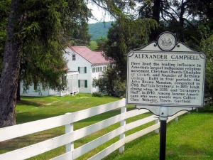 Alexander Campbell Mansion at Bethany, WV, Brooke County, Northern Panhandle Region