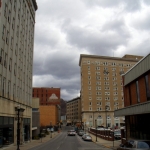 Buildings on Federal Street in Bluefield