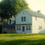 Board-and-batten siding at Elizabeth