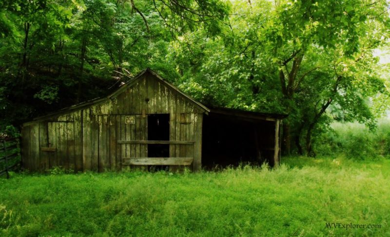 Barn on Cedar Creek near Cedar Creek State Park, Gilmer County, Heartland Region