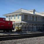 Restored Virginian depot at Princeton
