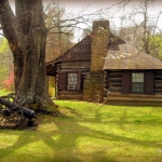 Cabin restored at Ritter Park