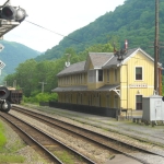 Restored passenger station at Thurmond