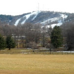 Snow lingers at Winterplace Ski Resort