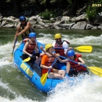 Paddlers on lower Potomac River