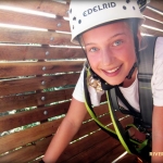 Tunnel at aerial adventure park
