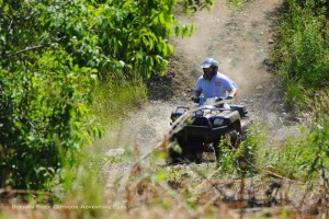 ATV on rocky trail at Burning Rock Outdoor Adventure Park, Sophia, WV, Hatfield & McCoy Region