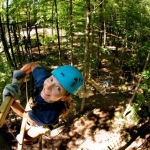 Climbing into the trees