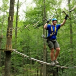 Learning the ropes on Timber Trek