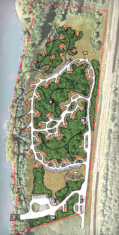 Diagram of Meadow Creek Campground