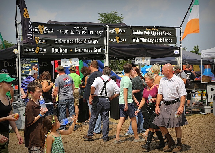 Kilts and food in plenty