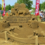Dublin Irish Festival Sand Sculpture 2014