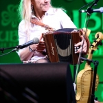 Sharon Shannon performs on accordian, Dublin Irish Festival 2014