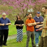 Andy Davis explains fitness trail concept