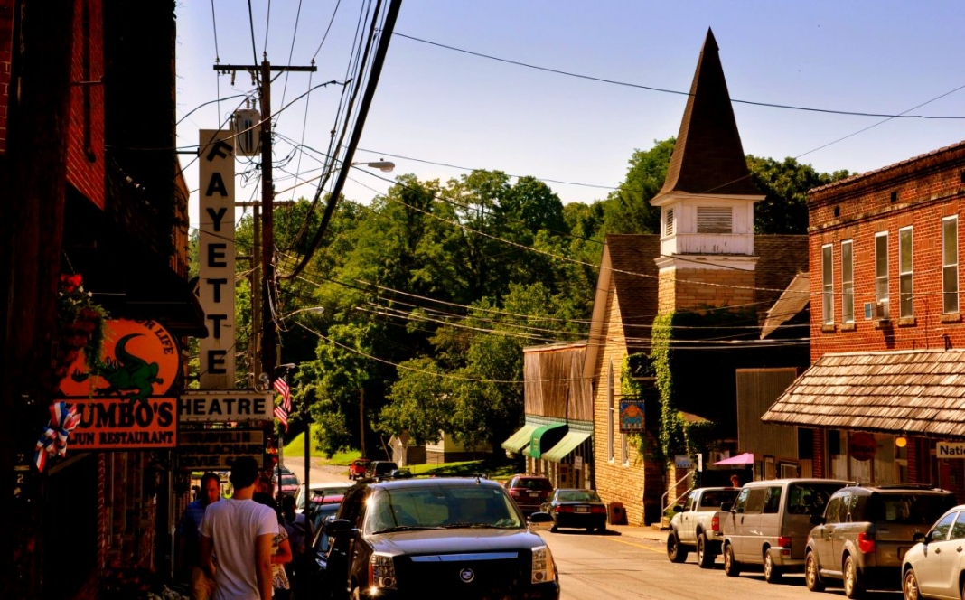 Court Street, Fayetteville West Virginia (WV)