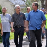 Inaugural walk on Phoenix Fitness Trail