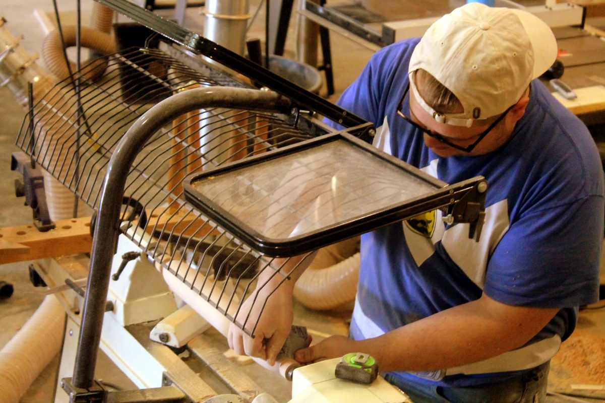 Anthony Scott, a shop foreman at Richwood Creations