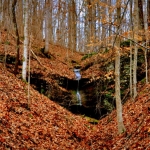 Falls at Woodrum Lake