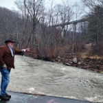 Piney Creek near Beckley Z-Way Bridge