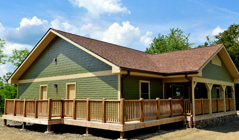 New cabin at Chief Logan State Park
