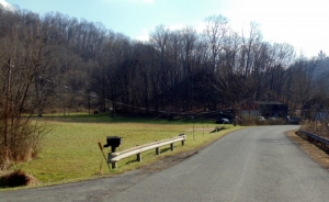 The Catawba Mound rises in a bottom along the Monongahela River in Marion County.