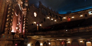 Fantastic detailing decorates the inside the Keith-Albee Theater in Huntington, West Virginia.
