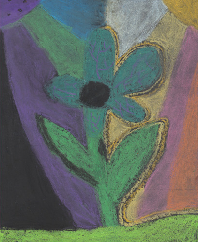 Rhododendron by Avani Gallentine; 3rd Grade; Private Entry; BEST in grades 3-5. Courtesy National Park Service.