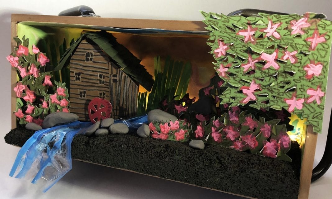 Model of Glade Creek Gristmill