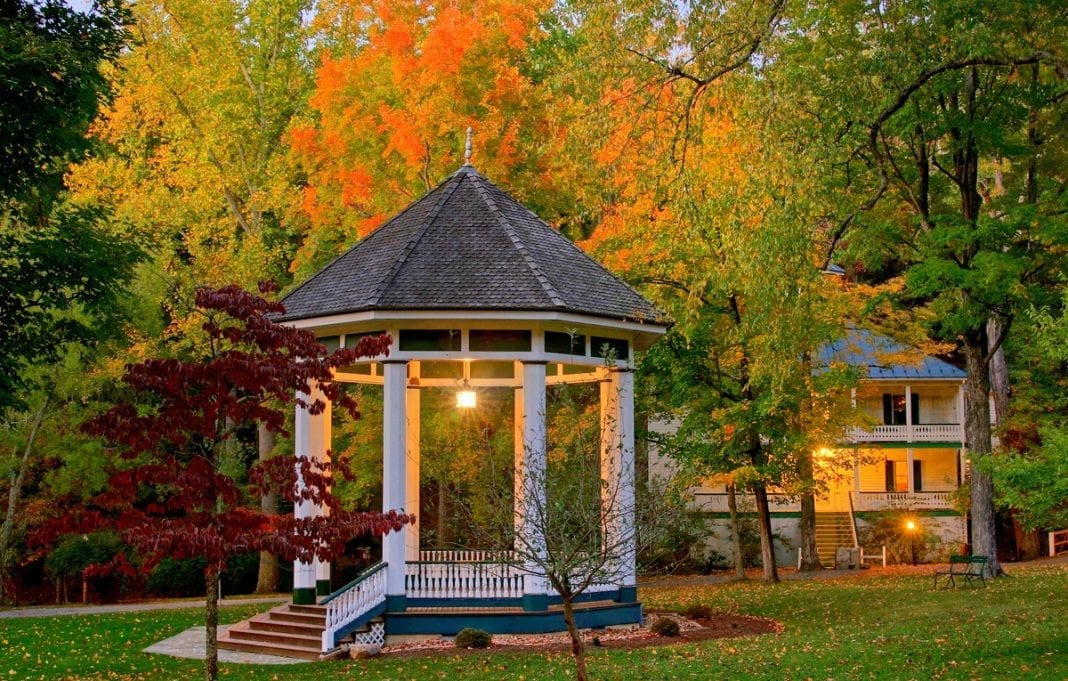 Nothing compares to an old-fashioned bandstand, still at center of activity at Capon Springs.