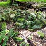 Stacked rock feature in West Virginia