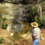 David Sibray visits waterfall