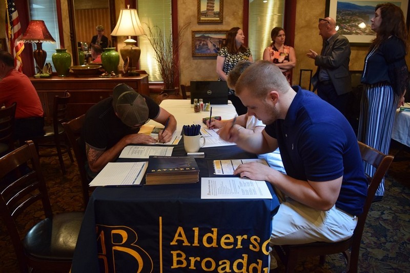 Students attend an Alderson Broaddus University meet-and-greet. Photo courtesy Alderson Broaddus.