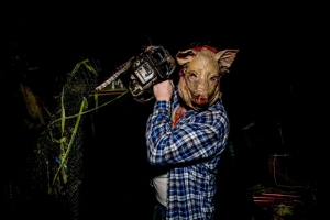 The Pig Man is among the most memorable villains at Fright Nights at The Resort at Glade Springs.