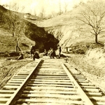 Vintage photo of Jenny Gap Tunnel
