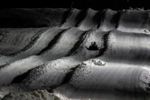 The snow-tubing park at Canaan Valley Resort offers day and night sessions.