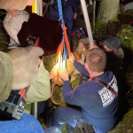 Rescuers at cave near Zenith, WV