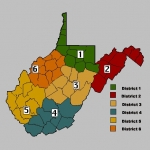 West Virginia DNR Divisions Map