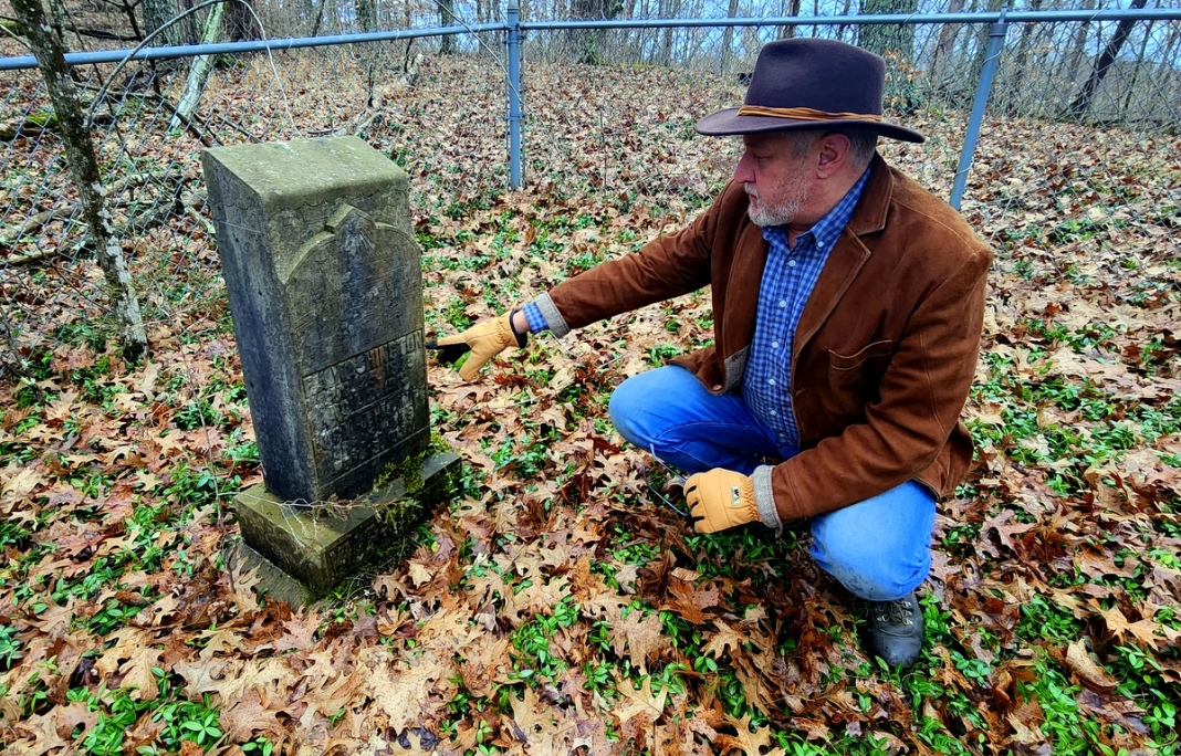 Lost Washington Grave On Hurricane Creek in West Virginia