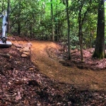 Building bike trail in West Virginia
