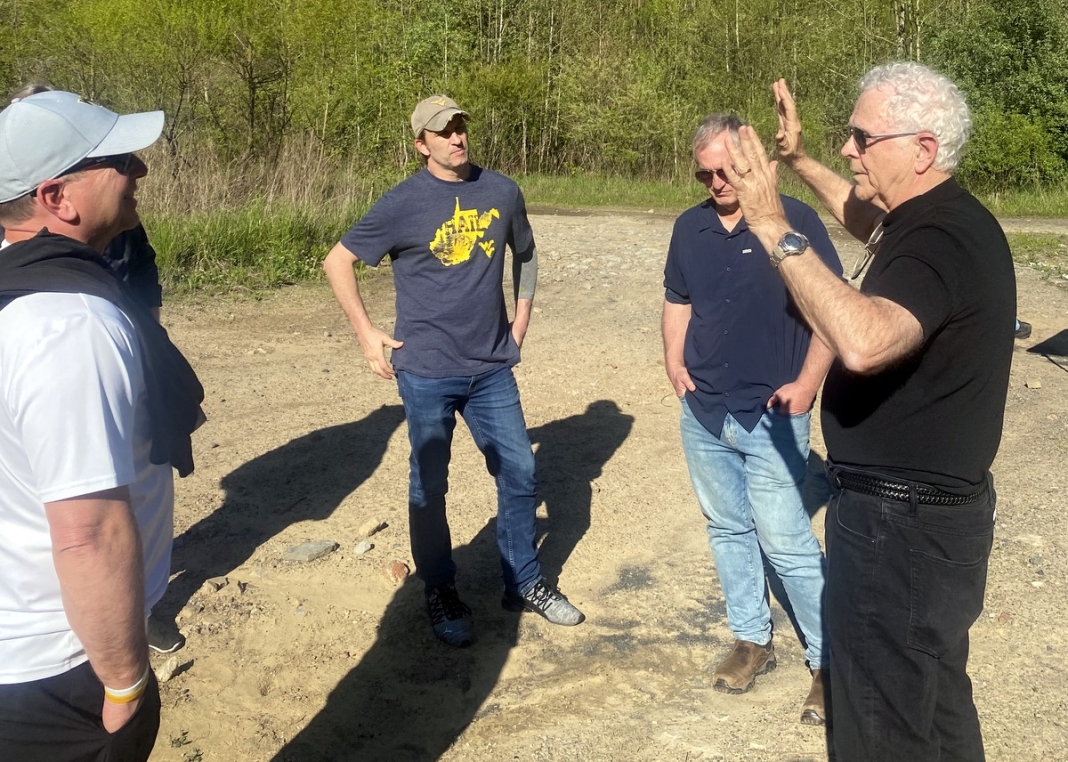 Homer Hickam In Film Shoot in West Virginia