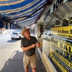 David Sibray at the historic Bon-Bon