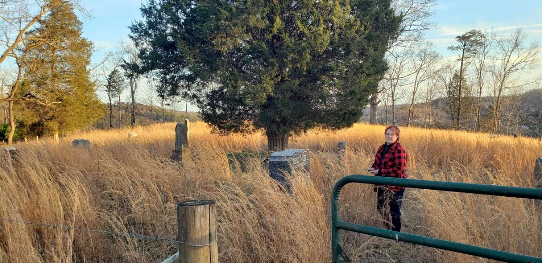 Joni Morris At Mount Calvary Cemetery in West Virginia