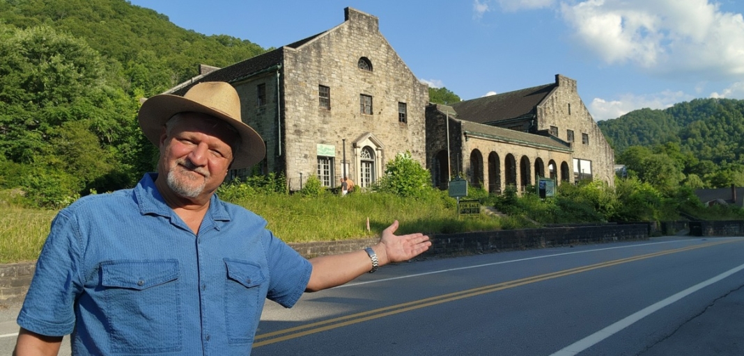 David Sibray visits the stone-built Itmann Company Store complex.