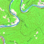 Map showing Salt River (USGS 1964)
